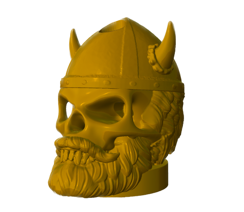 LED Viking Helmet Gold