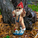 New Garden Naked Gnome Statue Lawn Ornament Outdoor Gnomes Figurine Funny Cute Garden Sculpture Gnomes Dwarfs Decor