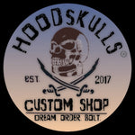 HoodSkulls Custom Shop. Badass Hood Bumper Replacement. Also Installs On Jeep Cowls. Pair Included. Jeep Wrangler Accessory.