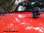HoodSkulls® blsk2jk-black-matte Jeep Hood Accessories
