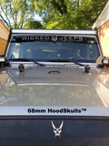 HoodSkulls® blsk2jk-black-matte Jeep Hood Accessory