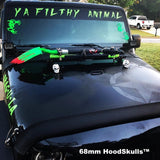 HoodSkulls® blsk1 Jeep Hood Accessory