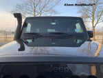 HoodSkulls™ blsk129jk-43mm-black-matte Jeep Hood Accessory